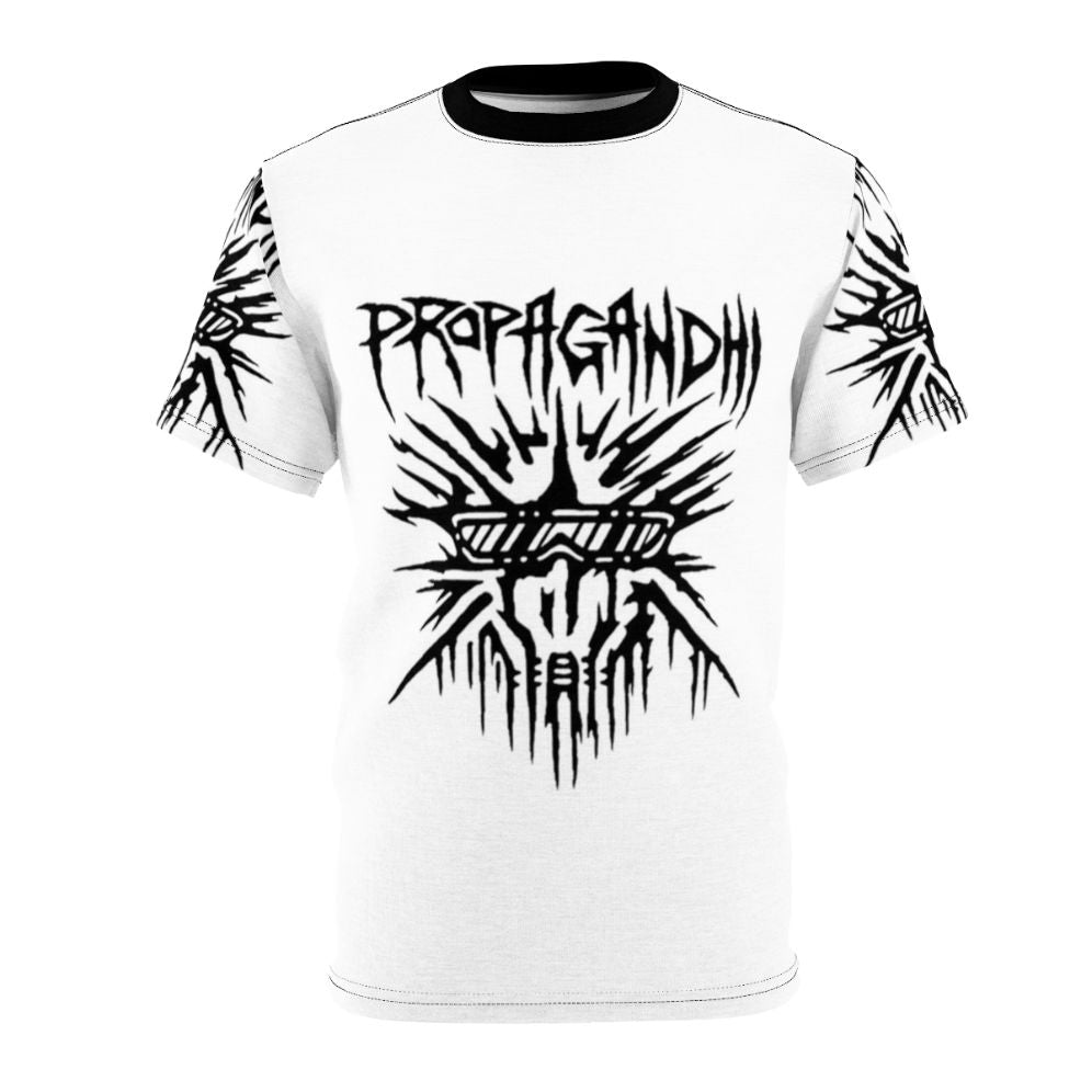 Stylish graphic tee featuring a design for music fans of punk rock, heavy metal, and alternative bands.