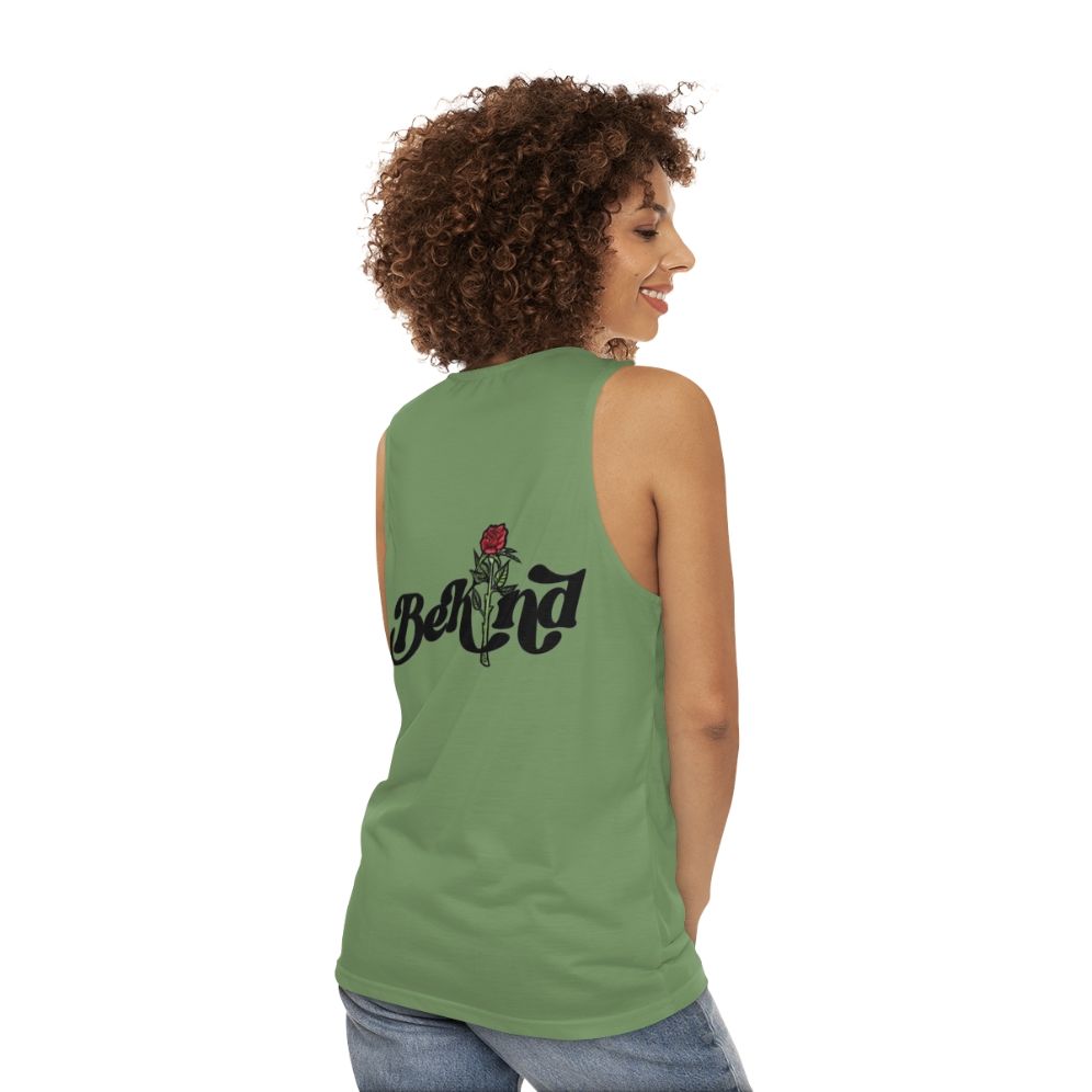 Unisex "Be Kind" Tank Top - women back