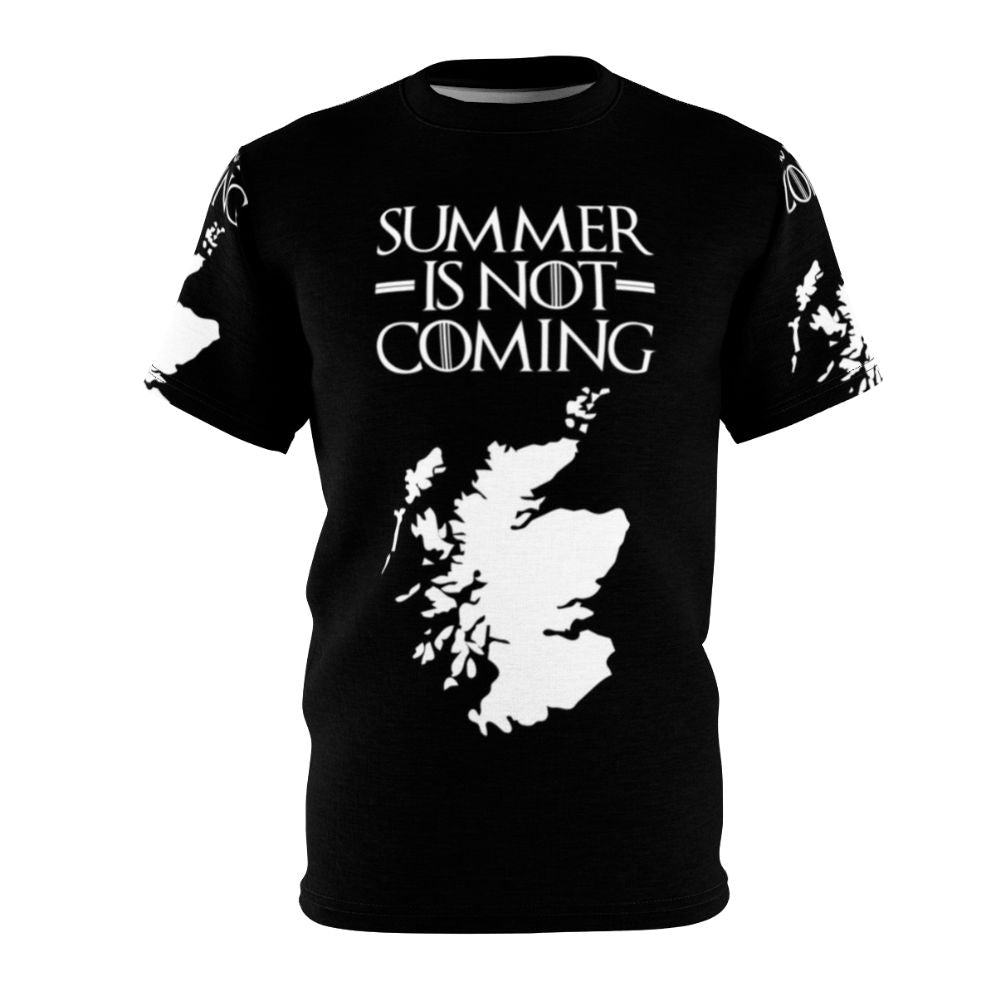 Scotland-inspired Game of Thrones-style t-shirt with "Winter is Coming" text