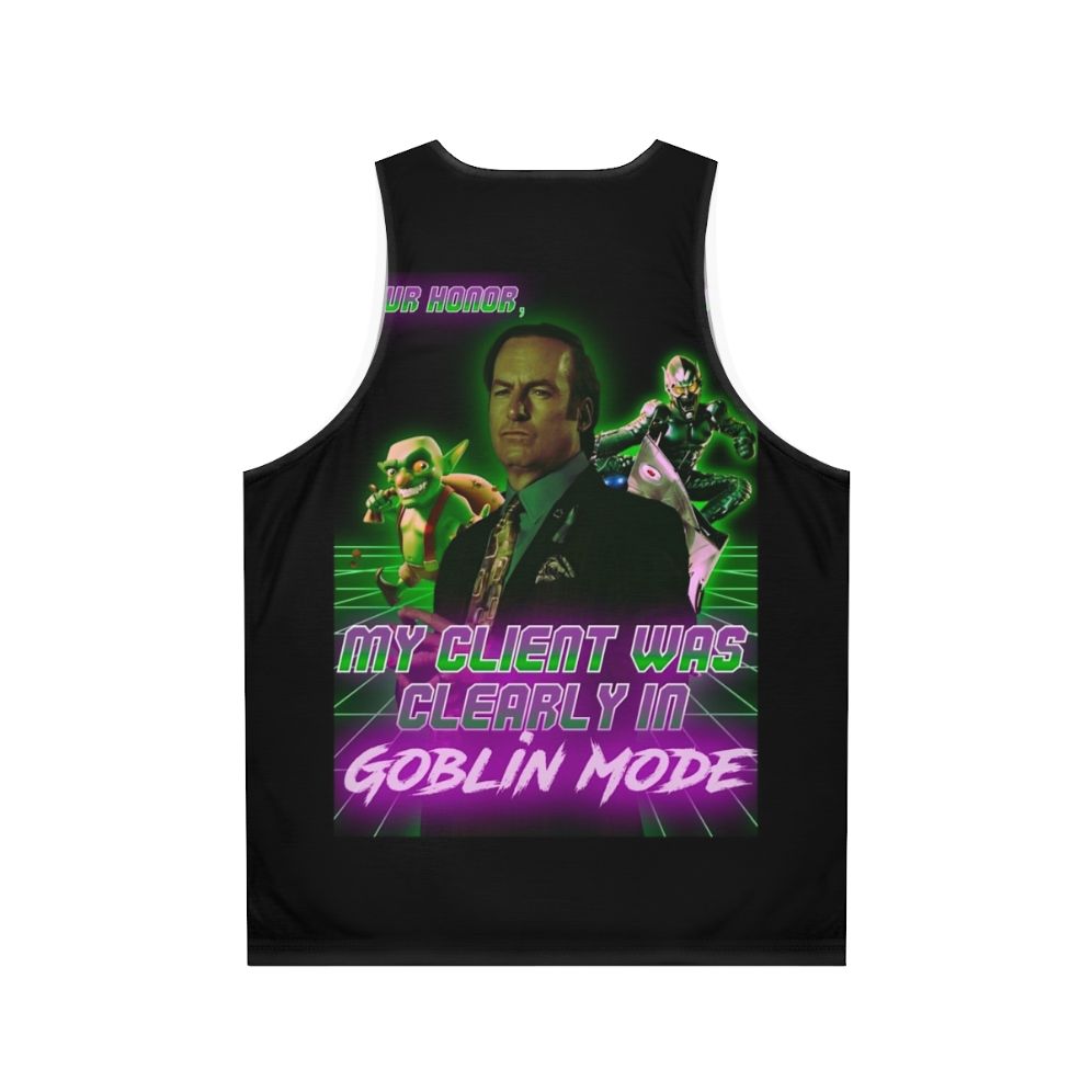 Goblin Mode Unisex Tank Top - Back