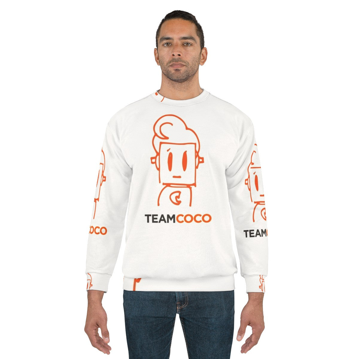 Coco Robot Doodle Sweatshirt featuring Conan Obrien - men