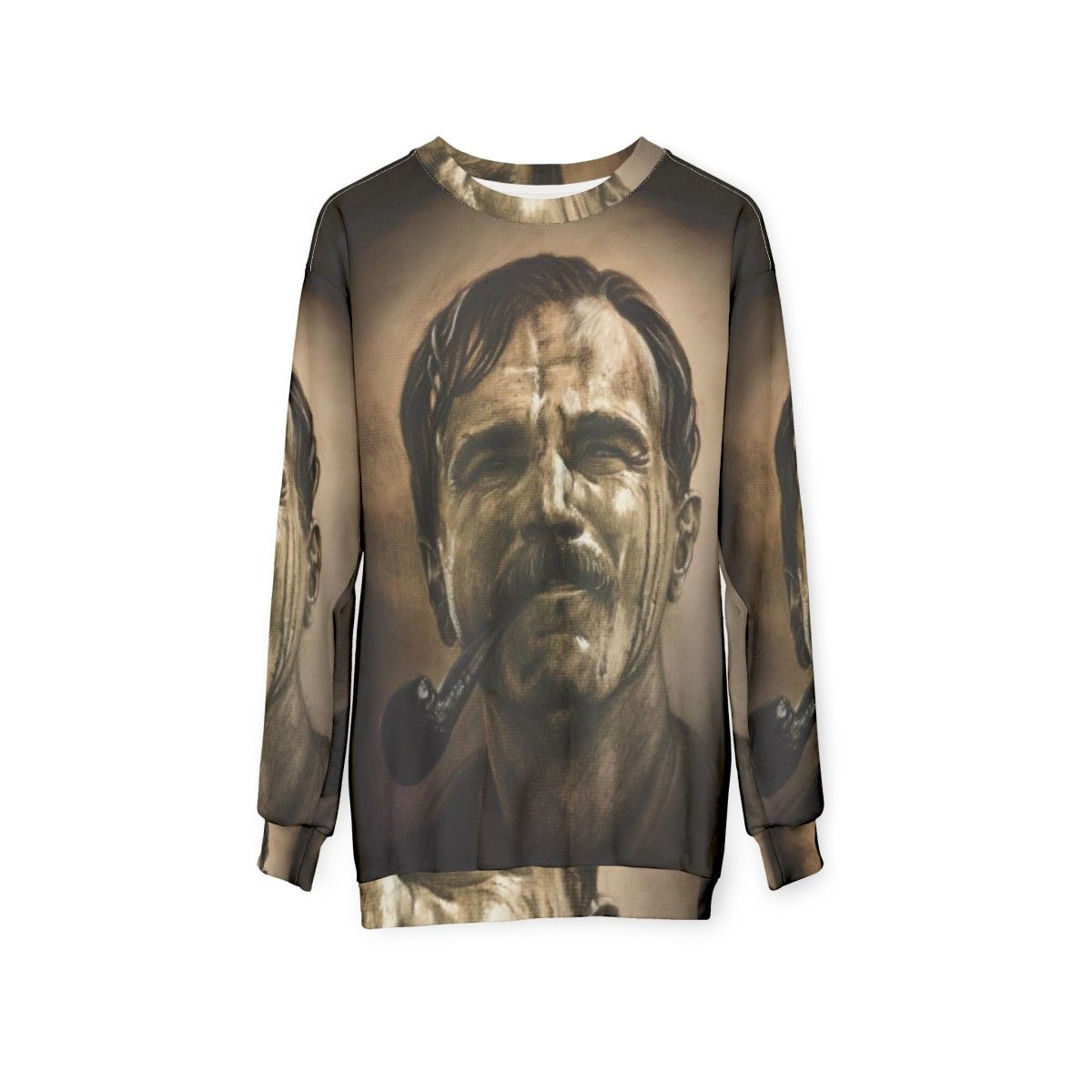 Daniel Plainview 'There Will Be Blood' Charcoal Sweatshirt - hanging