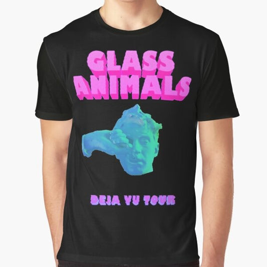 Glass Animals Deja Vu Graphic T-Shirt featuring the band's distinctive album artwork