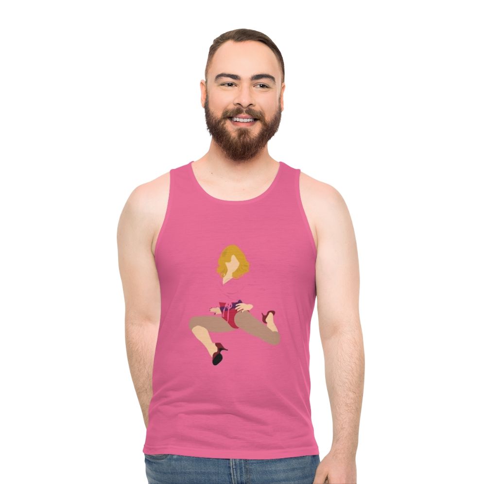 Madonna "Hung Up" Pantone Pink Unisex Tank Top - men