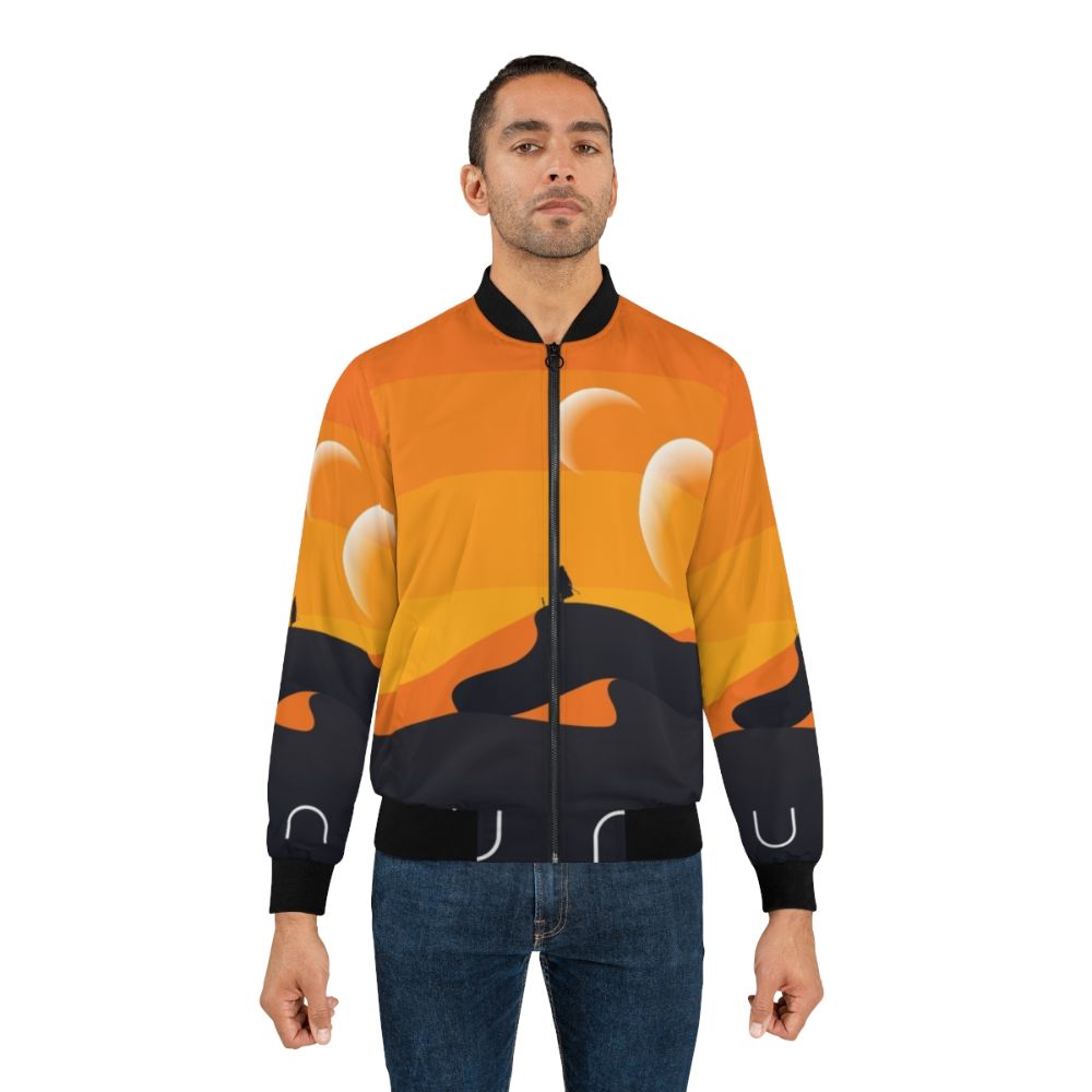 Dune 2021 Arrakis Poster Bomber Jacket - Lifestyle