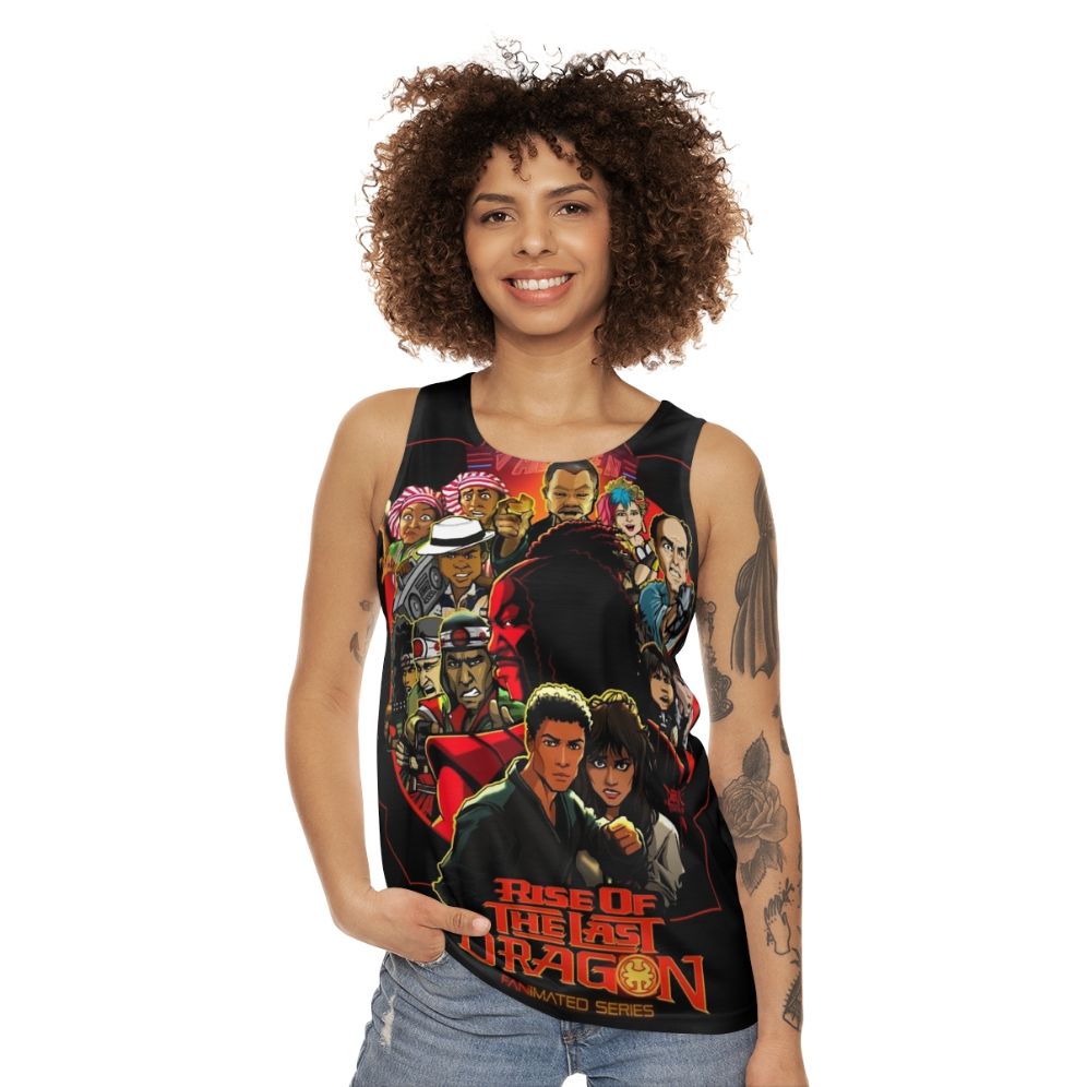 The Last Dragon Unisex Kung Fu Hip Hop Anime Tank Top - women