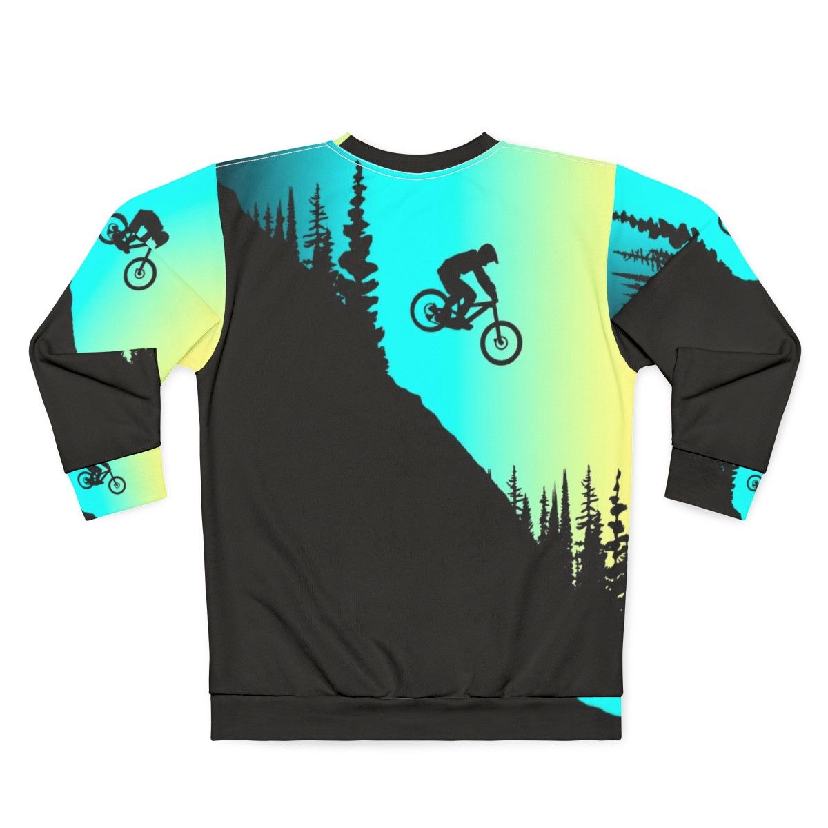 MTB Colors Sweatshirt - Sweatshirt for Mountain Bike Enthusiasts - Back