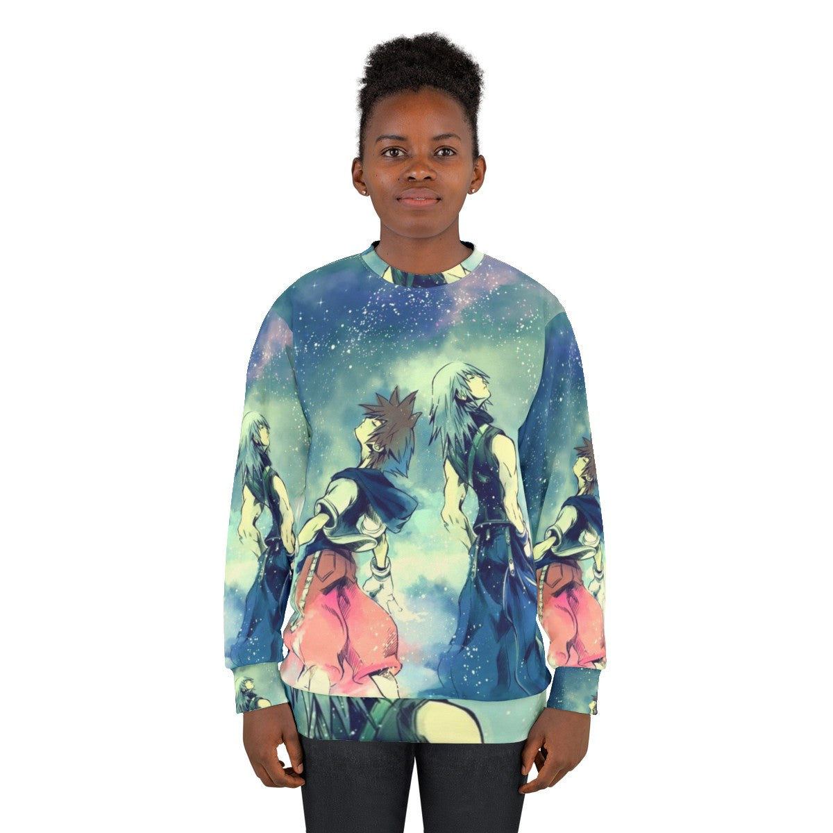 One Sky Kingdom Hearts Graphic Sweatshirt - women