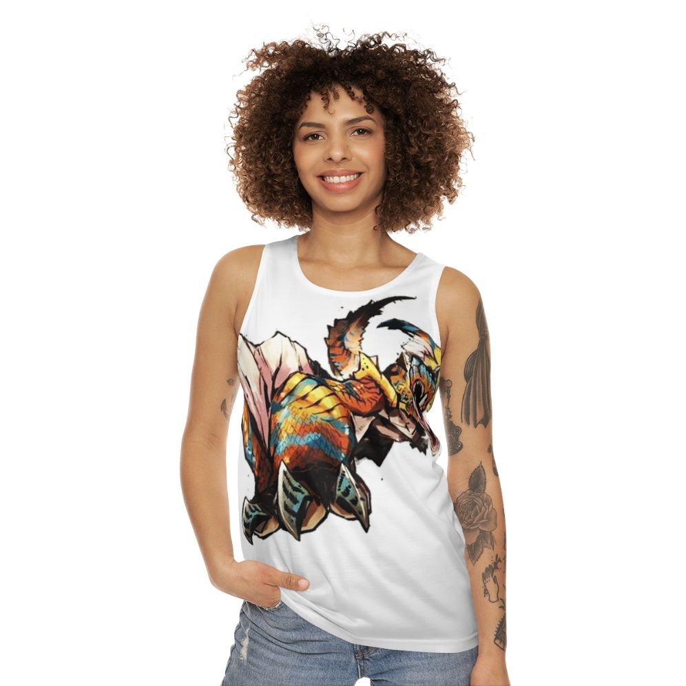 Monster Hunter Tigrex Unisex Power Tank Top - women