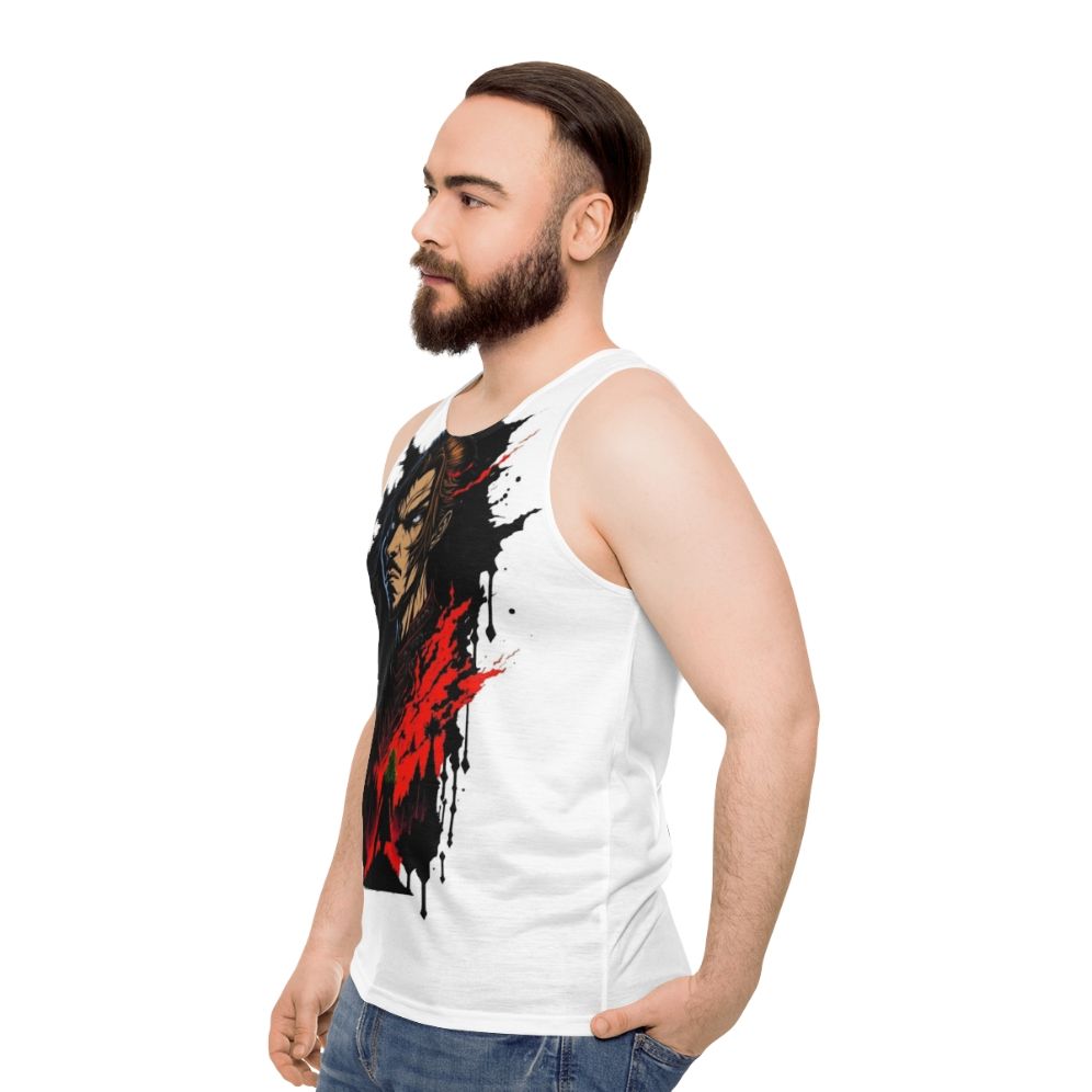 Castlevania Netflix Unisex Anime Inspired Tank Top - men side