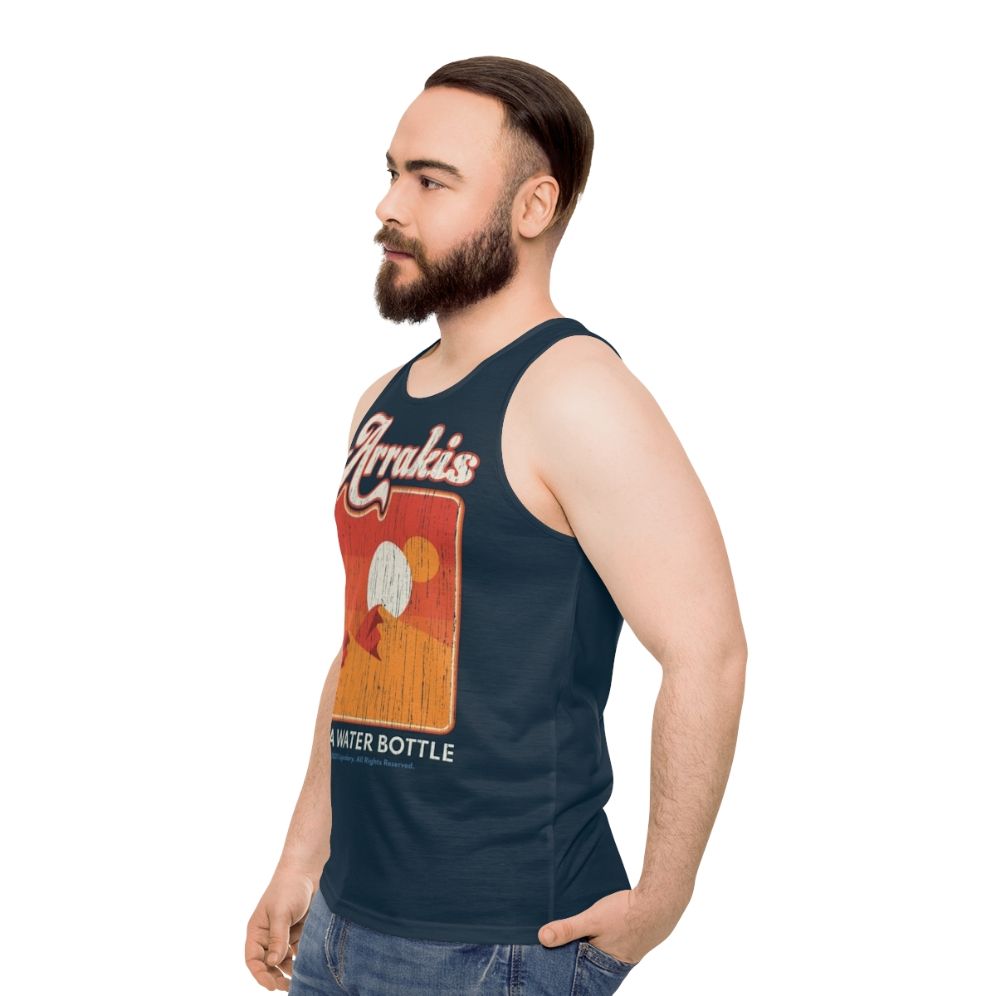 Dune 2020 Arrakis Desert Design Unisex Tank Top - men side