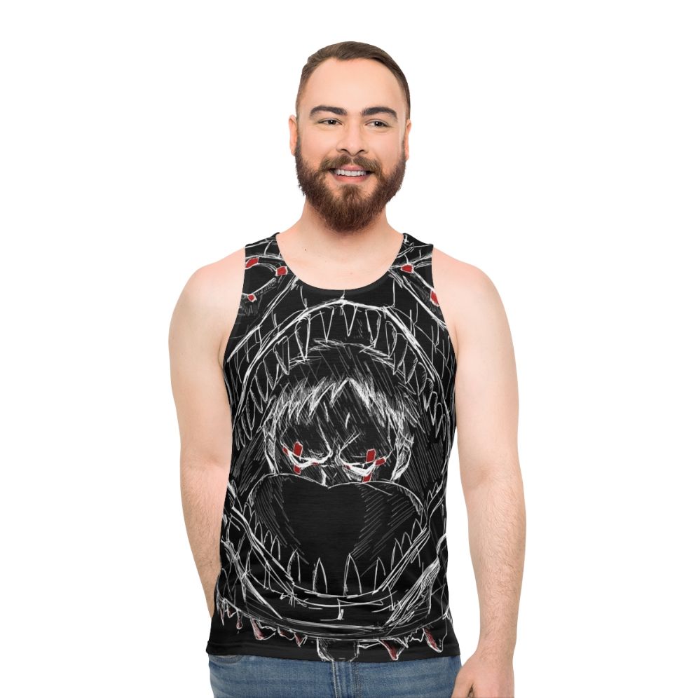 Dorohedoro Kaiman Unisex Anime Tank Top - men