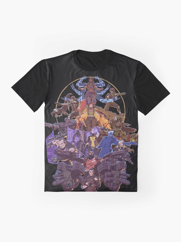 Borderlands Vault Season Graphic T-Shirt featuring fan art design - Flat lay