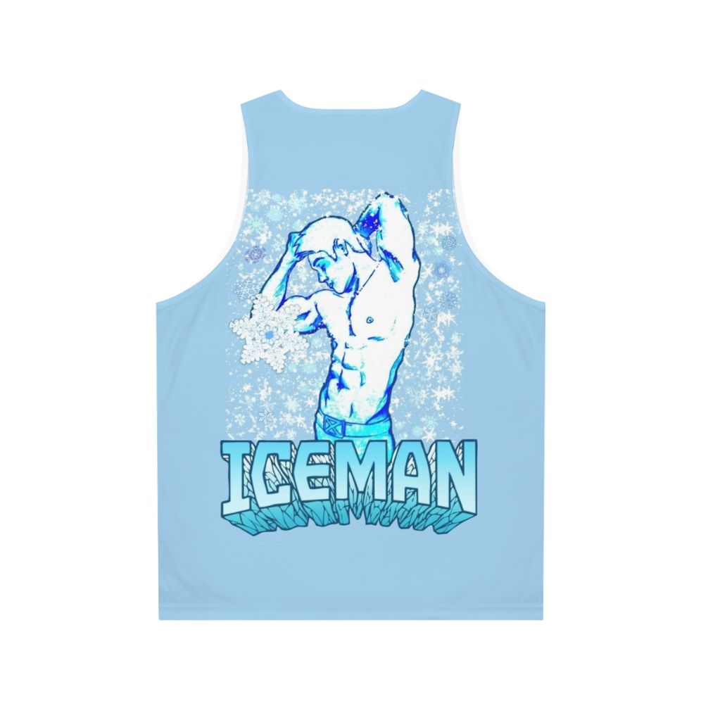 Unisex Iceman X-Men Superhero Tank Top - Back