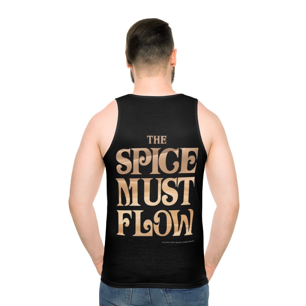 Dune inspired unisex tank top - men back