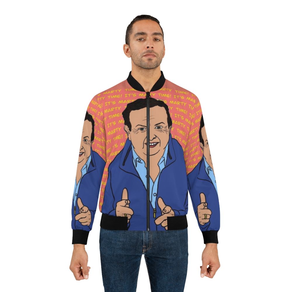 Marty Morrissey Irish Bomber Jacket with colorful design - Lifestyle