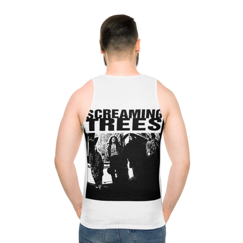 Screaming Trees Grunge Band Unisex Music Tank Top - men back