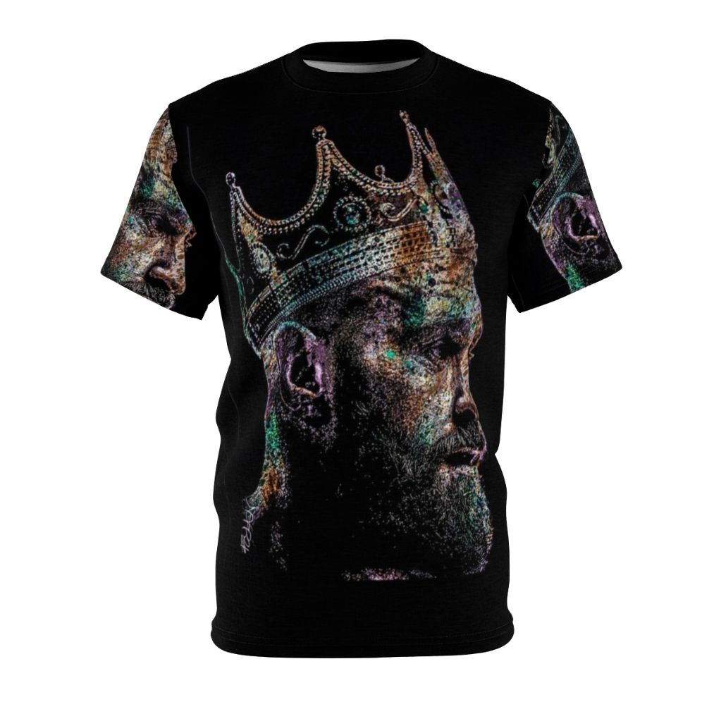 Heavyweight champion inspired art t-shirt featuring a gypsy king design