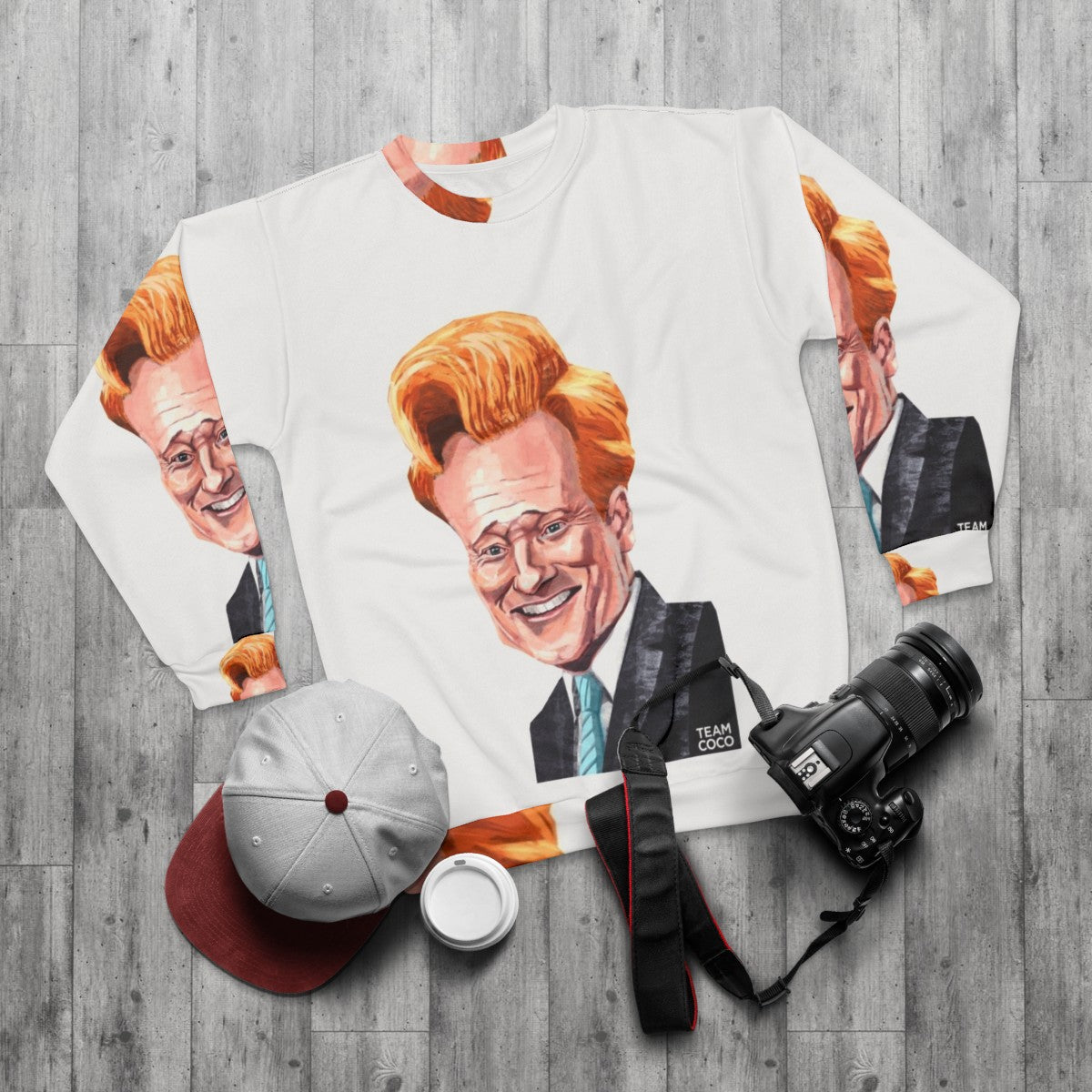 Conan O'Brien Team Coco Sweatshirt - flat lay