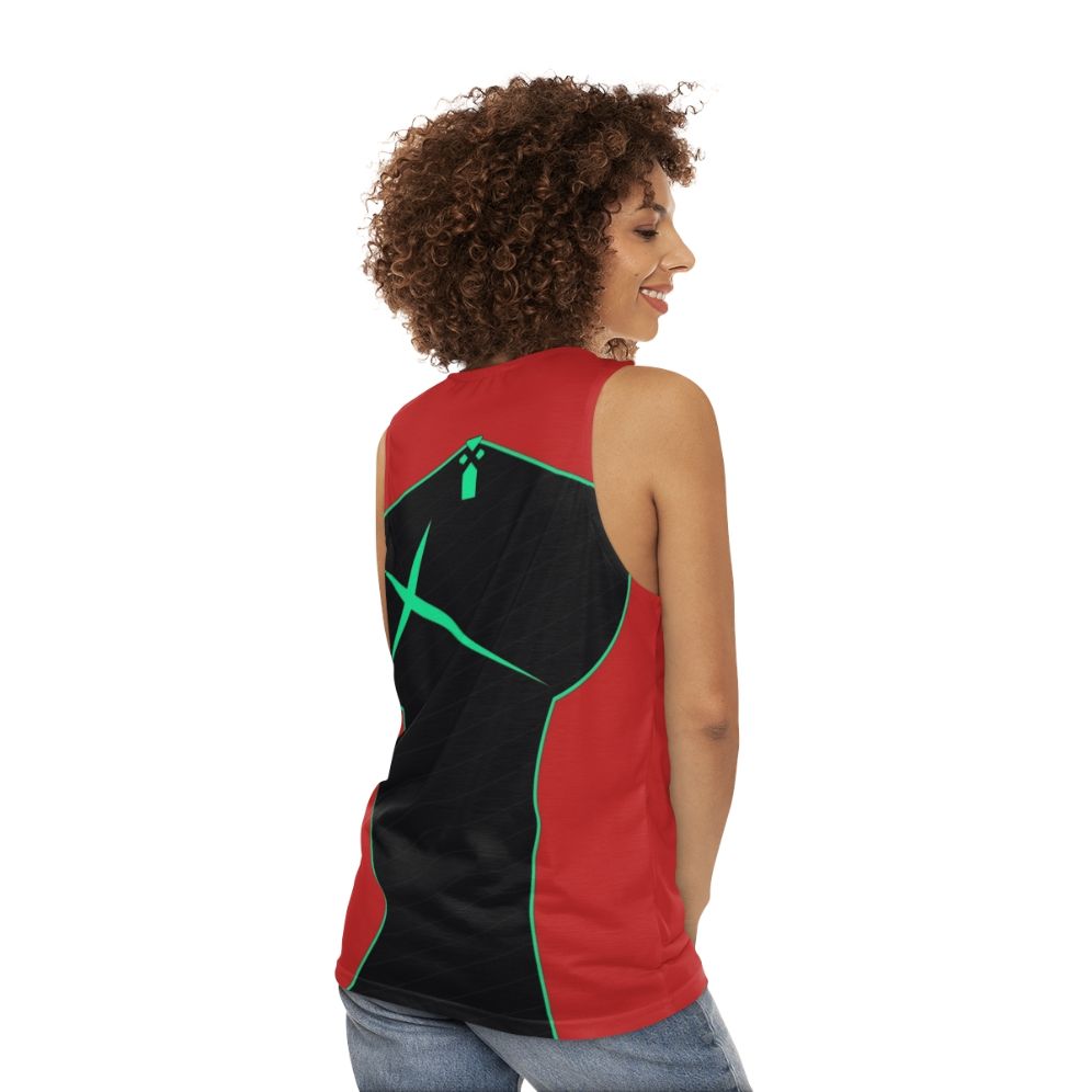 Xenoblade Pyra Pro Swimmer Unisex Tank Top - women back