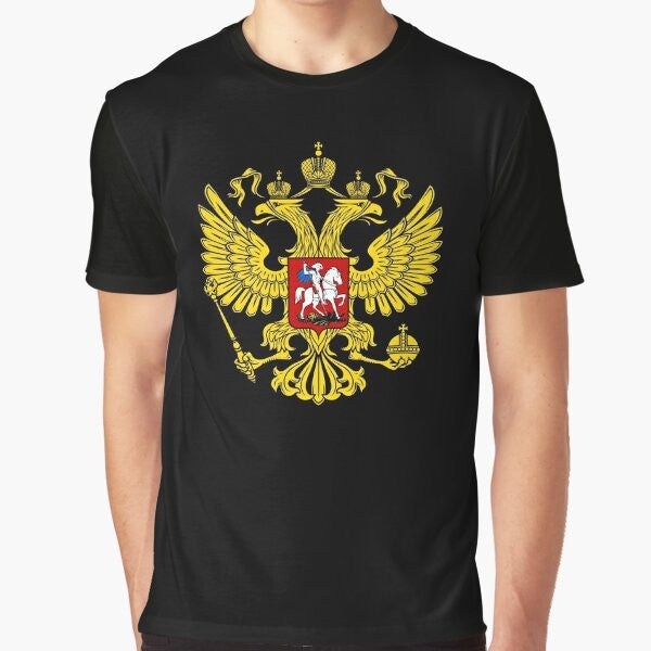 Russia Coat of Arms Graphic T-Shirt