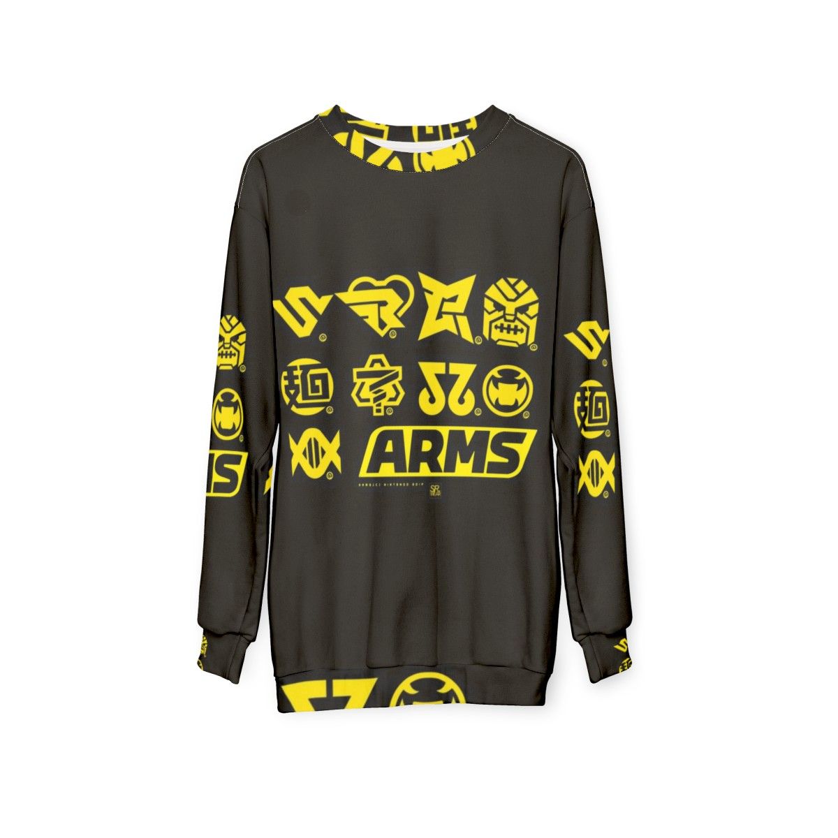 Nintendo Arms Character Icons Sweatshirt - hanging