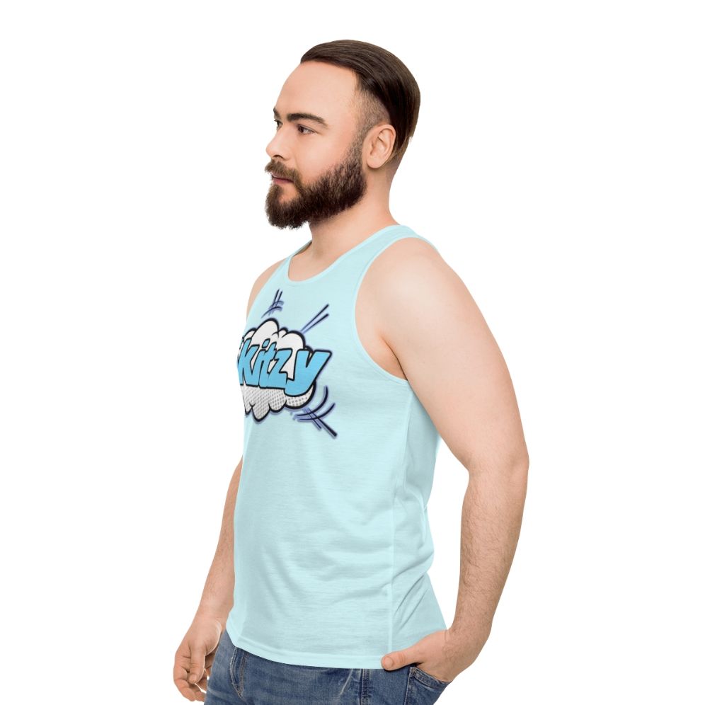 Unisex 'Skitzy' YouTube Merch Tank Top - men side