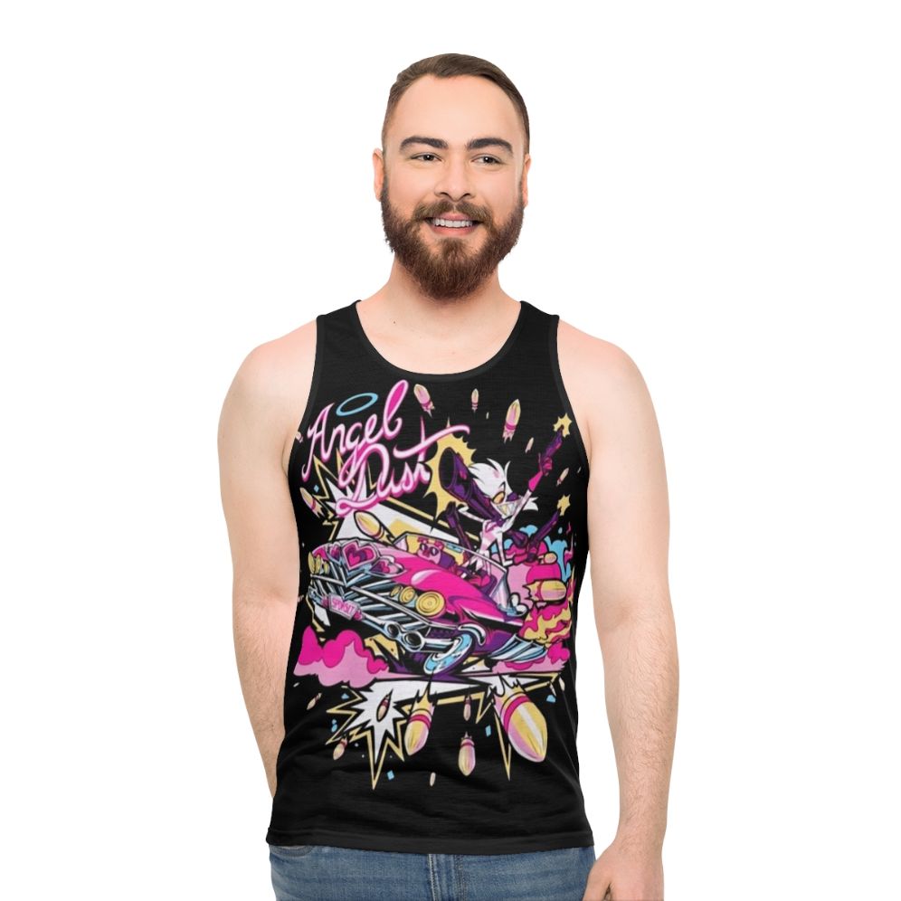 Hazbin Hotel Angel Dust Unisex Tank Top - men