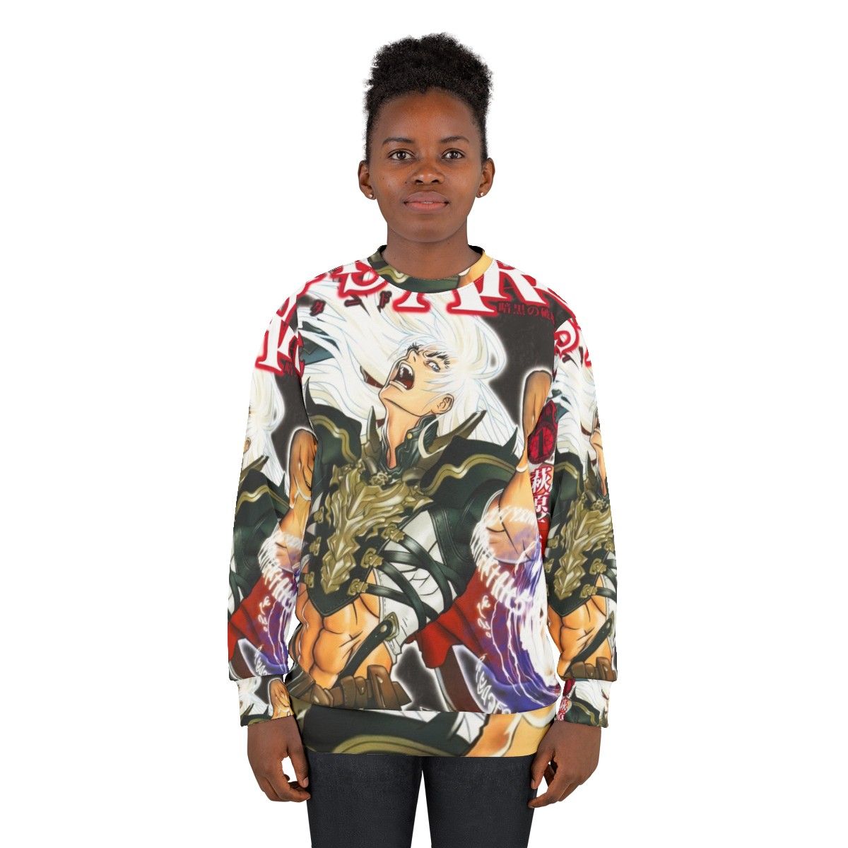 Dark Schneider Bastard Anime Fantasy Wizard Sweatshirt - women