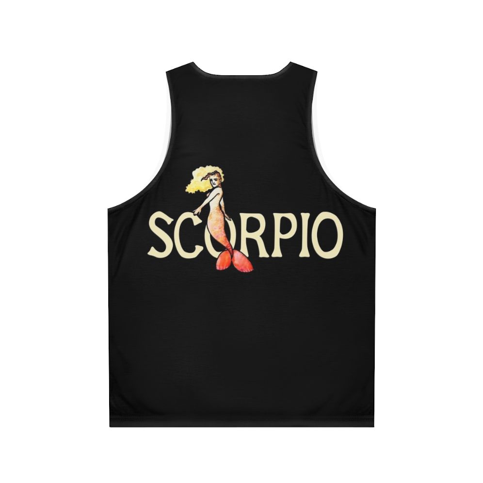 Scorpio Mermaid Unisex Tank Top - Back