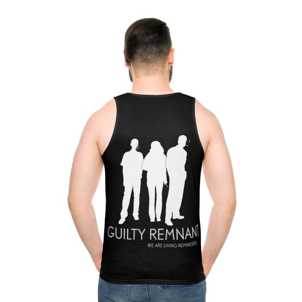 The Leftovers Guilty Remnant Unisex Tank Top - men back