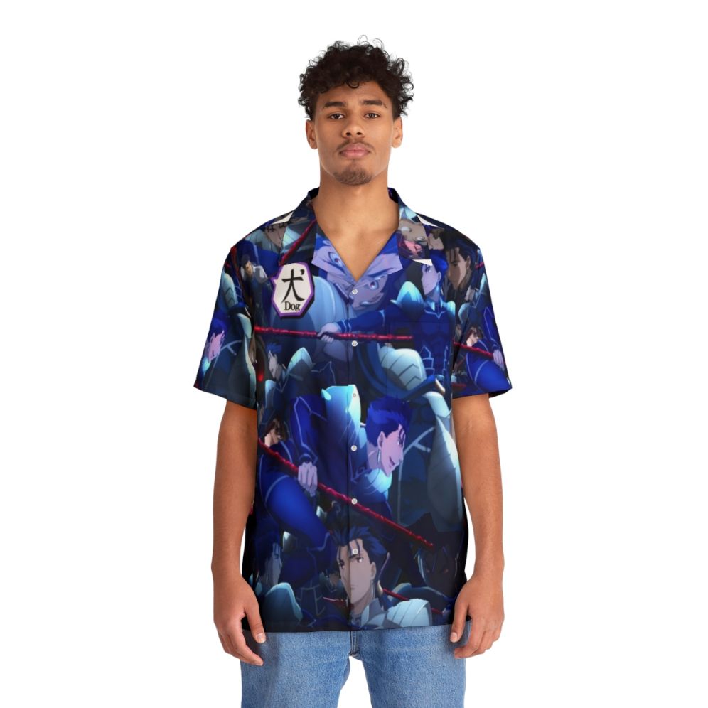 Fate Stay Night Lancer Cu Chulainn Hawaiian Shirt - People Front