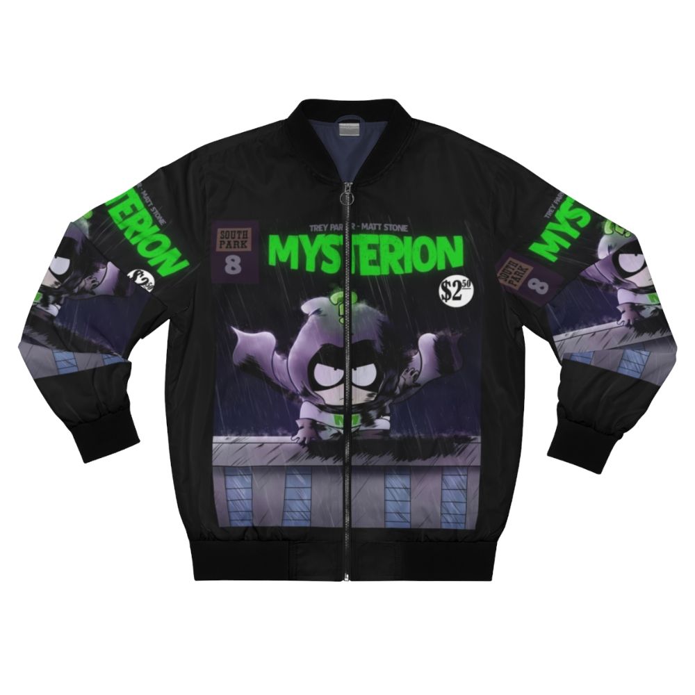 Mysterion bomber jacket with south park characters