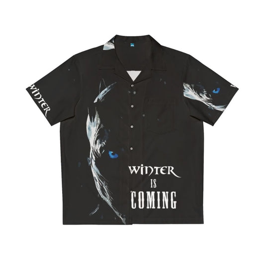 Game of Thrones winter Hawaiian shirt with Night King design