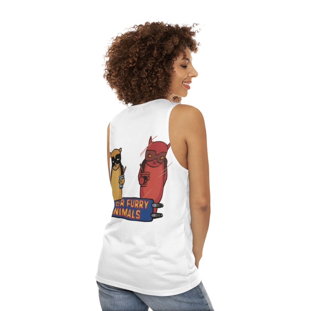 Super Furry Animals Radiator Unisex Tank Top - women back