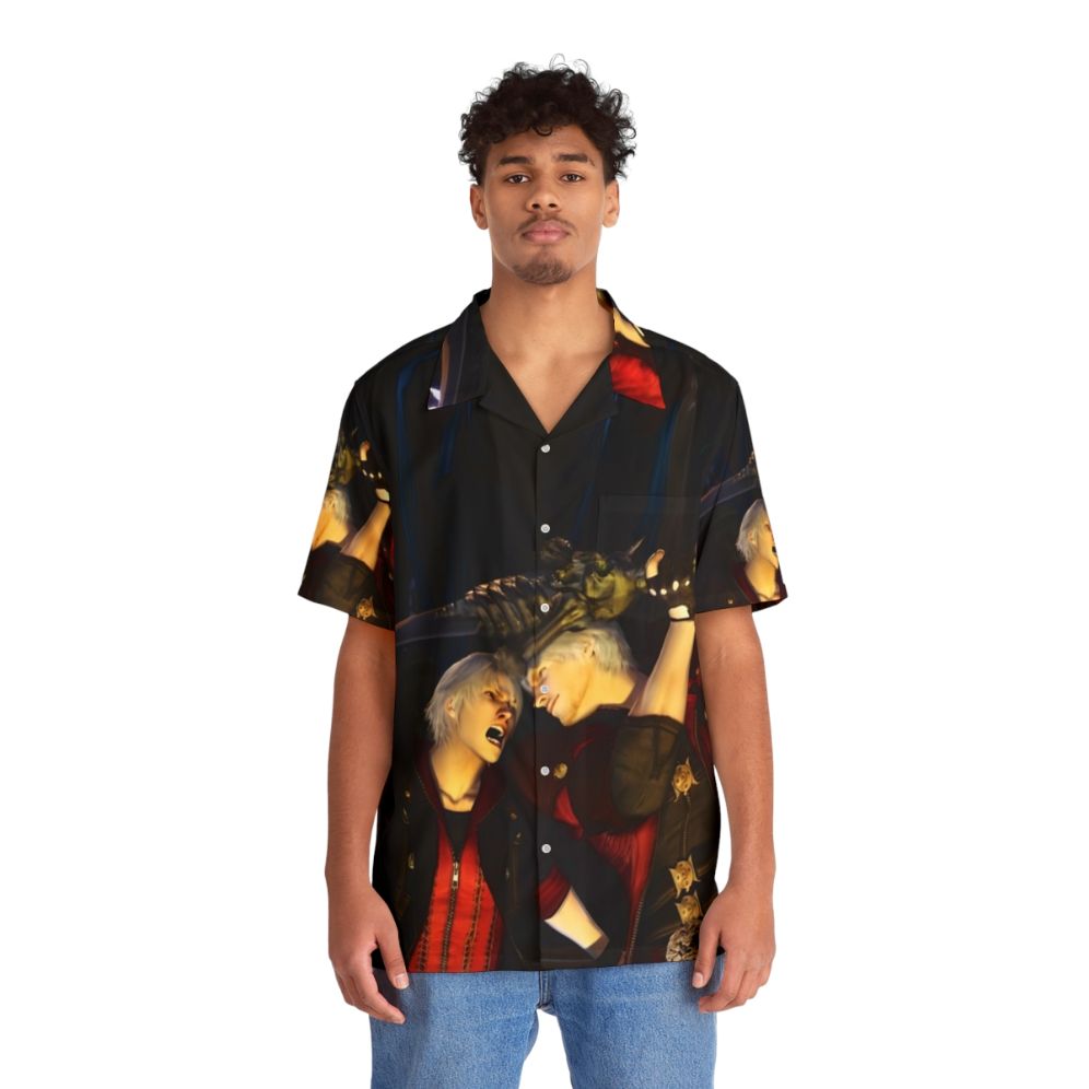 Devil May Cry 5 Painting Hawaiian Shirt - People Front