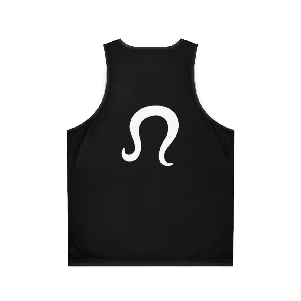 Mick Leo Symbol Unisex Tank Top - Back