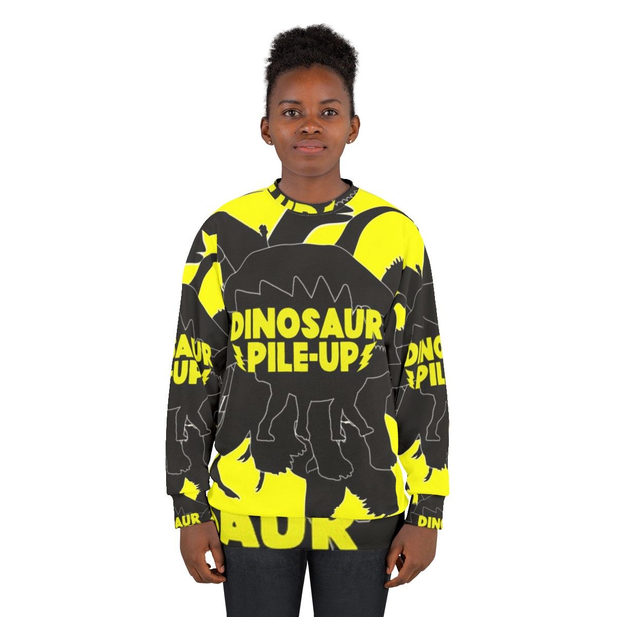 Dinosaur Pile Up Indie Band Sweatshirt - women