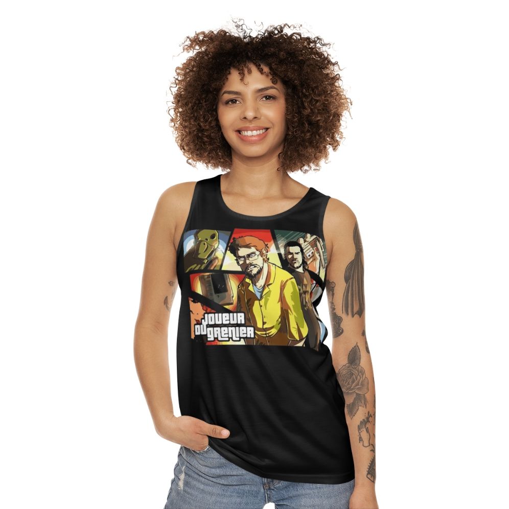 Attic Player JDG Gaming Unisex Tank Top - women