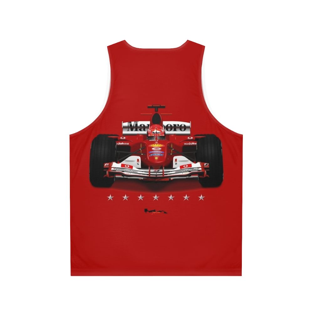 Formula One F1 Champion Unisex Tank Top - Back