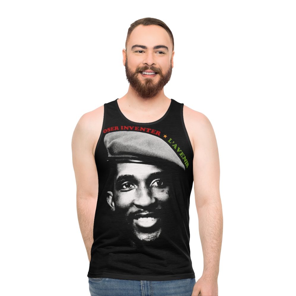 Thomas Sankara Unisex Tank Top - men