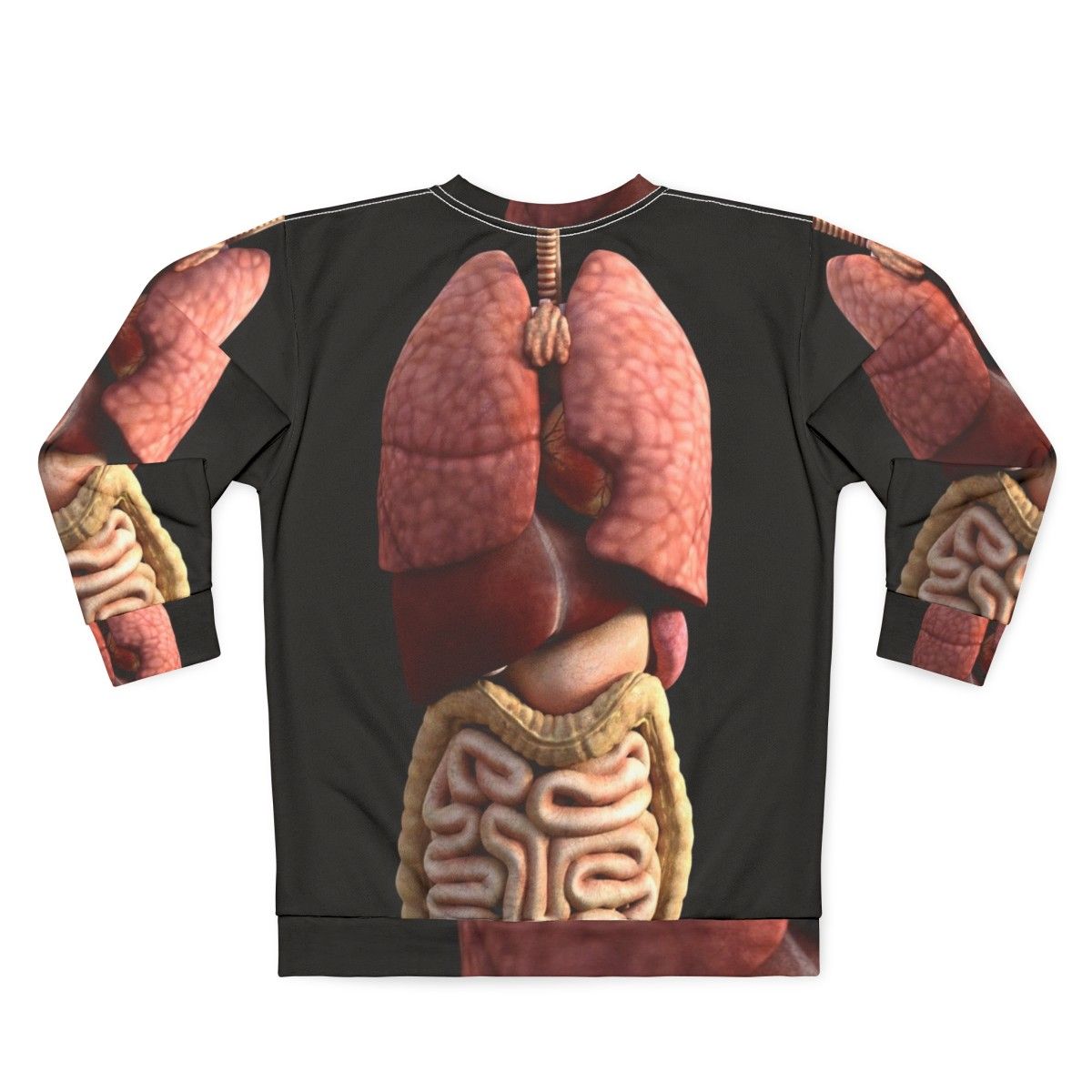 3D Internal Organs Anatomy Sweatshirt - Back