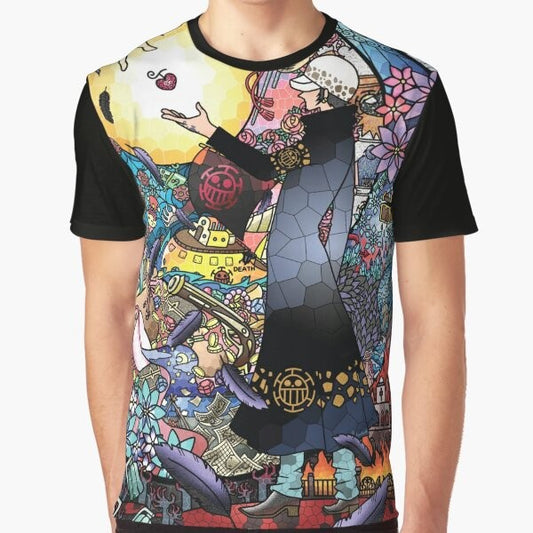 Trafalgar Law One Piece Anime Graphic T-Shirt