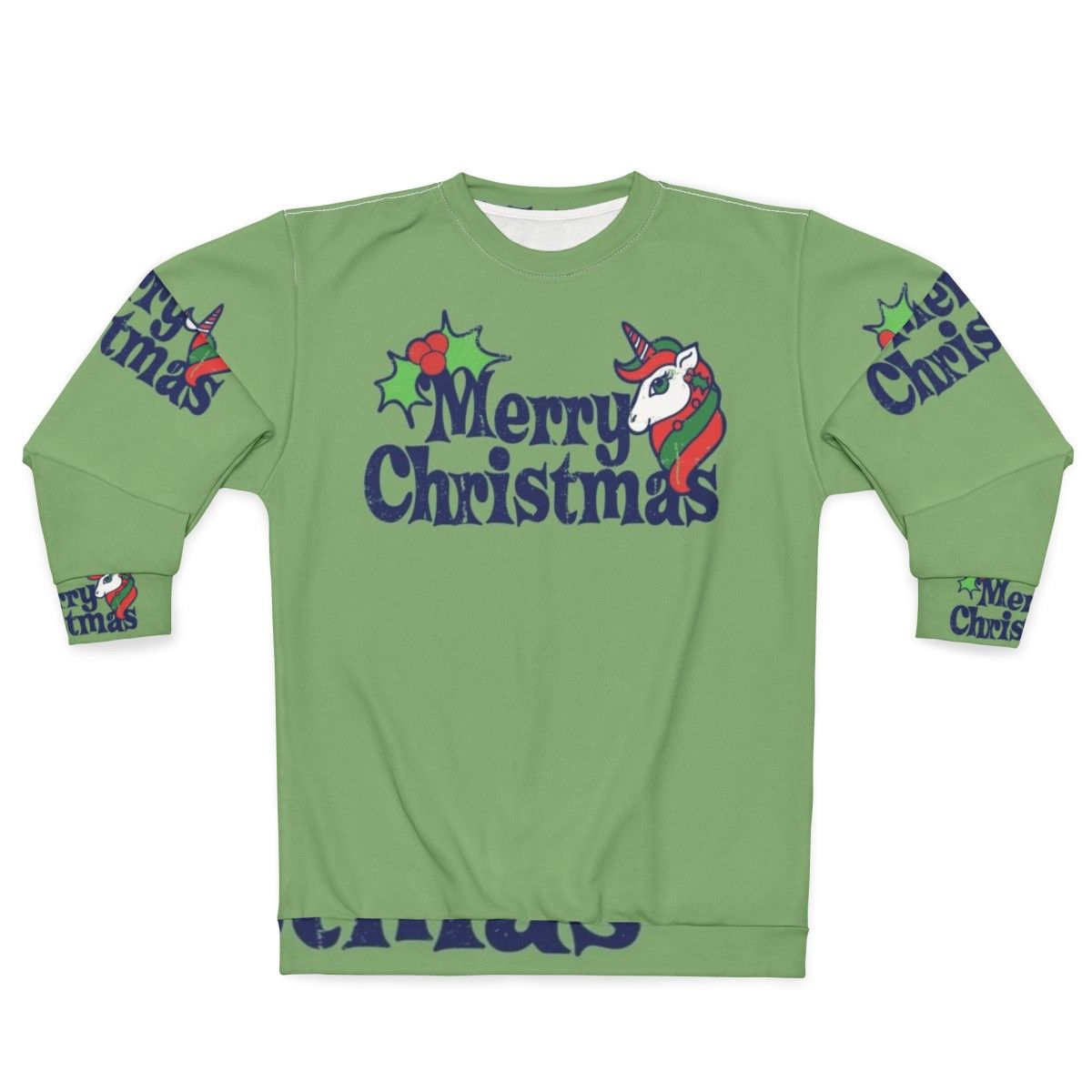 Merry Christmas Unicorn Sweatshirt