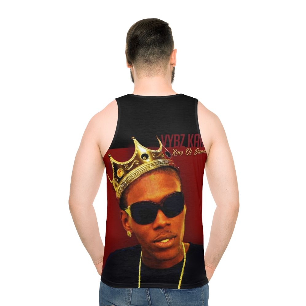 Vybz Kartel Dancehall Unisex Tank Top - men back