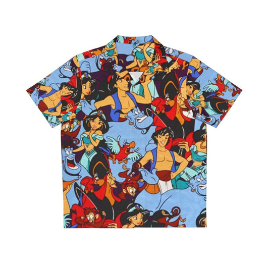 Alladin Hawaiian Shirt with Disney Genie Print