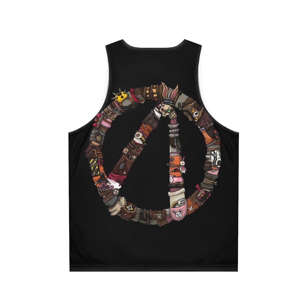 Borderlands Vault Hunter Symbol Unisex Tank Top - Back