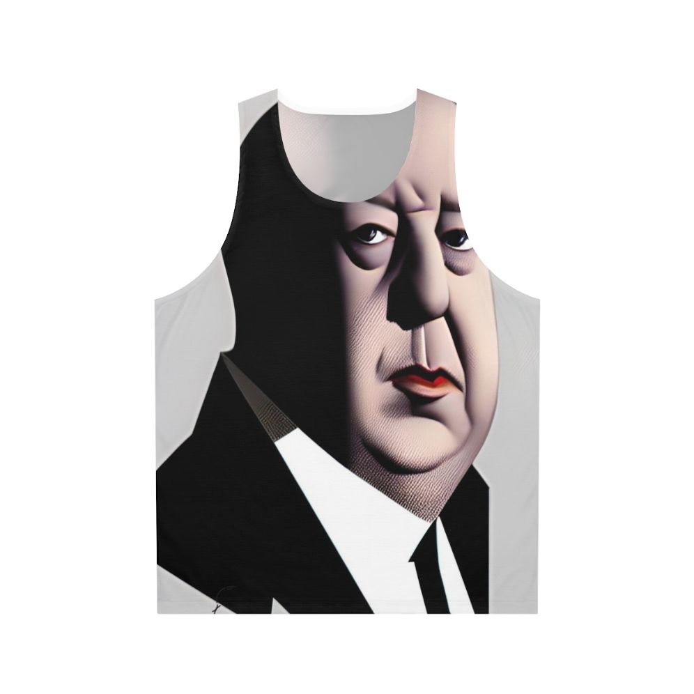 Alfred Hitchcock Inspired Unisex Tank Top