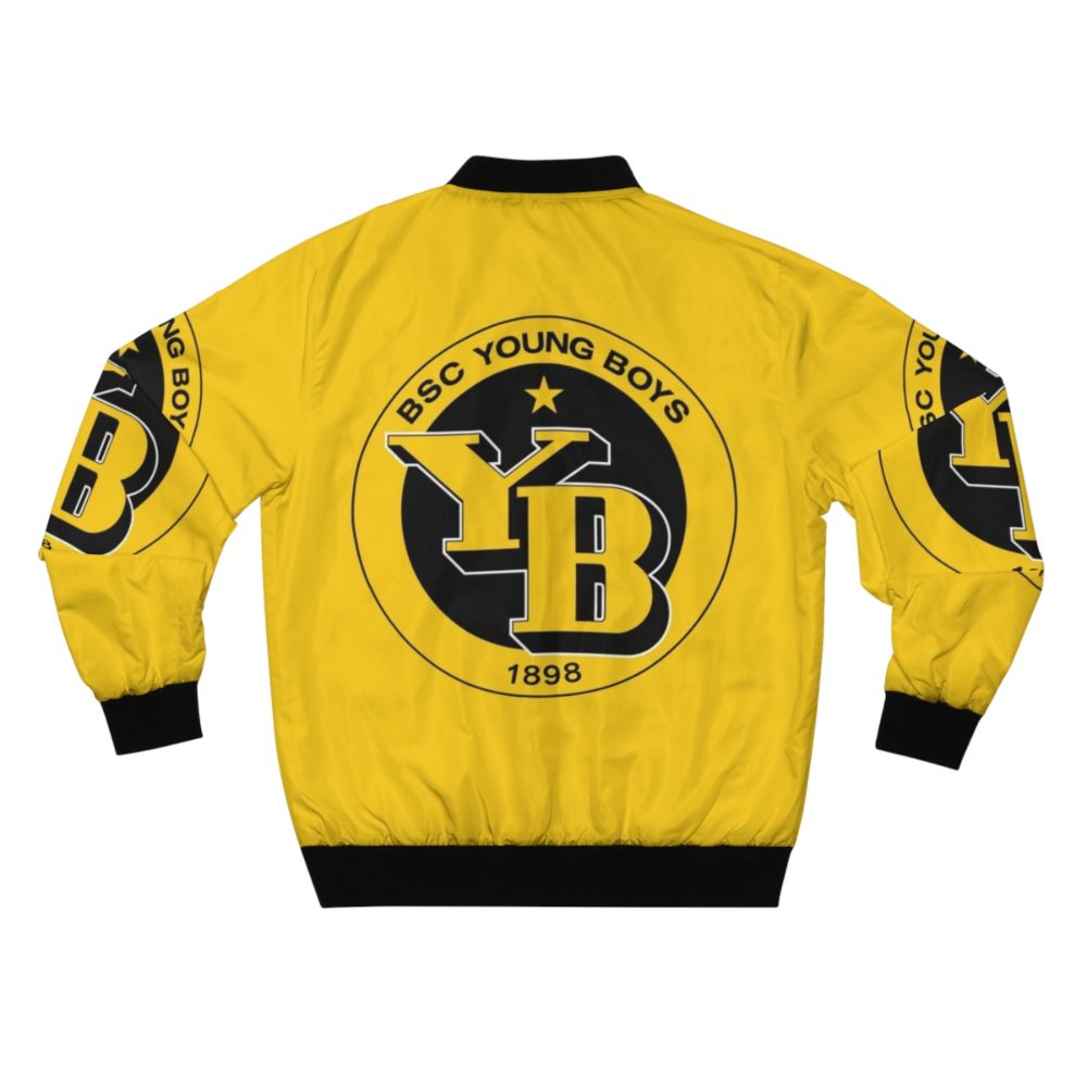 BSC Young Boys Football Club Bomber Jacket with team logo - Back