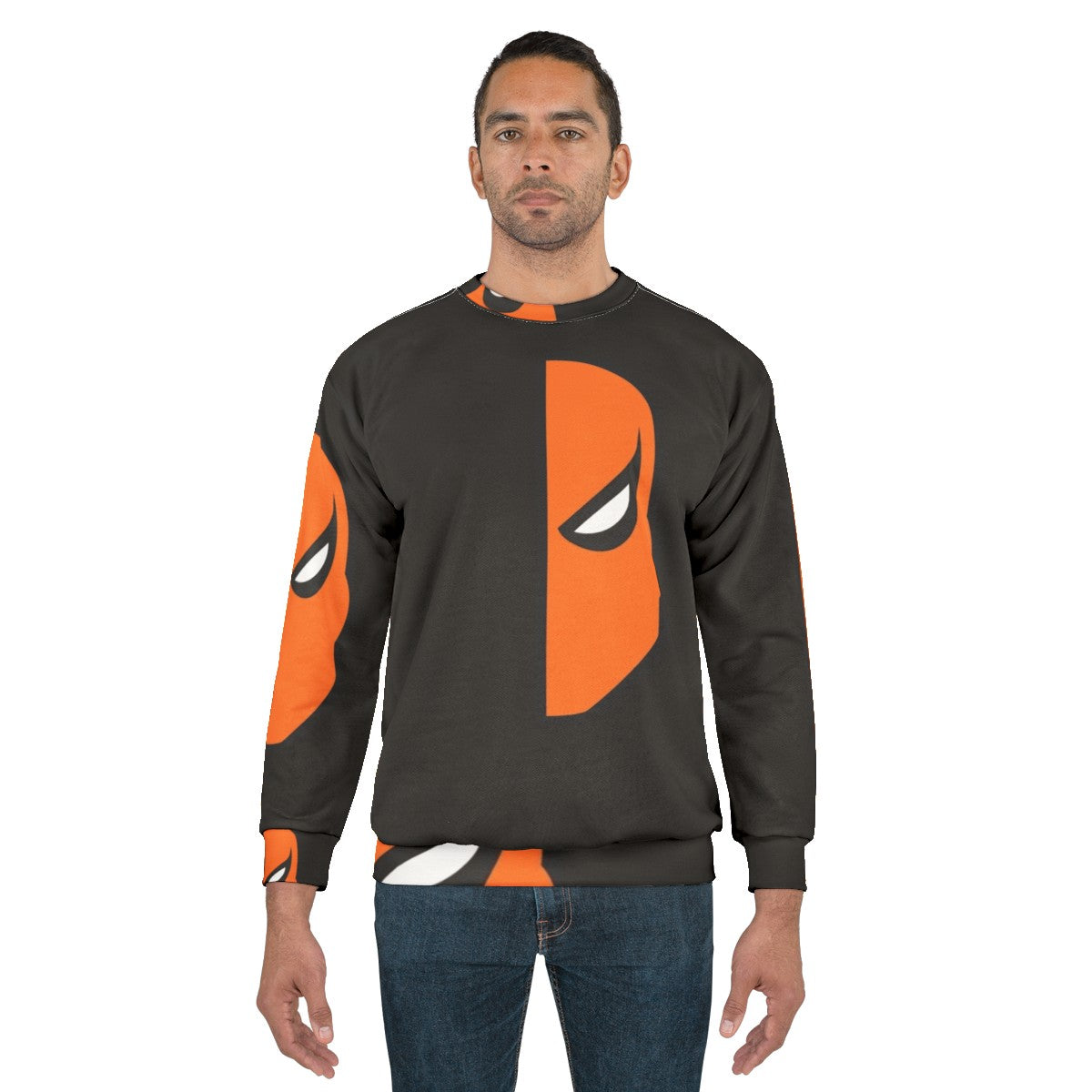 Deathstroke the Supervillain DC Comics Arkham Action Figure Sweatshirt - men